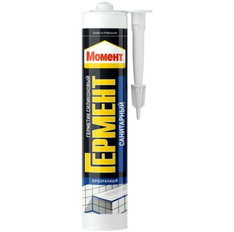 Герметик МОМЕНТ ГЕРМЕНТ Санитарный, прозрачный 1998756