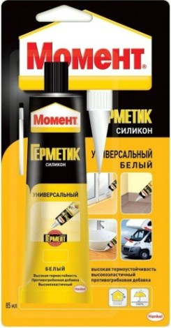 Герметик МОМЕНТ Универсальный, белый (85 мл) 606036