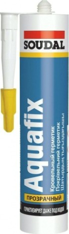 Герметик SOUDAL AQUAFIX кровельный, прозрачный 155934 [155934]