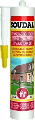 Герметик SOUDAL нейтральный, белый 105884 [105884]