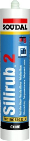 Герметик SOUDAL SILIRUB 2F нейтральный, бесцветный 157057 [157057]