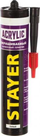 Герметик STAYER MASTER акриловый, белый [41211-0_z01]
