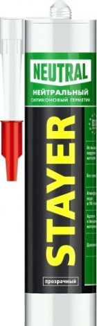 Герметик STAYER MASTER нейтральный, прозрачный [41217-2_z01]