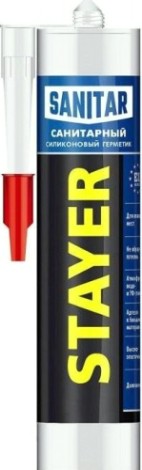 Герметик STAYER MASTER санитарный, белый [41215-0_z01]