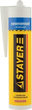 Герметик STAYER MASTER санитарный, прозрачный [41215-2_z01]