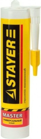 Герметик STAYER MASTER универсальный, белый [41213-0_z01]