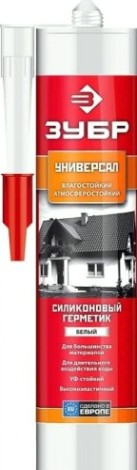Герметик ЗУБР универсальный, белый [41233-0]