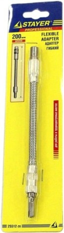 Гибкий адаптер для бит STAYER MASTER 200 мм [25512-20]