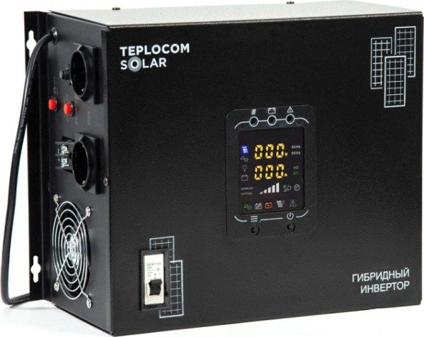 Гибридный солнечный инвертор TEPLOCOM SOLAR-1500 [2412]