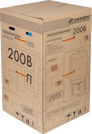 Гидроаккумулятор ДЖИЛЕКС 200В вертикальный [7201]