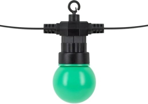 Гирлянда GAUSS HL061 светодиодная, 10 ламп, 7,7 м, ip44, зеленый Гирлянда GAUSS HL061 светодиодная, 10 ламп, 7,7 м, ip44, зеленый