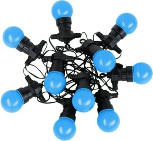 Гирлянда GAUSS HL063 светодиодная, 10 ламп, 7,7 м, ip44, синий