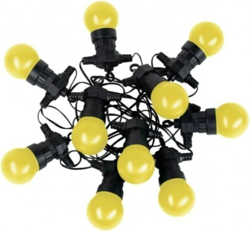 Гирлянда GAUSS HL065 светодиодная ip44 10 ламп, 7,7 м. желтая [HL065]