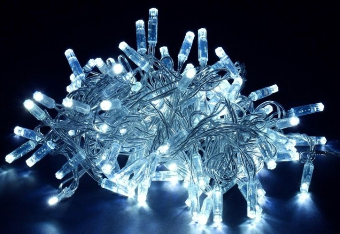 Гирлянда IEK LIGHTING нить 20м 200 светод. белый свет IP44, контроллер 8 сцен [LGDU111-2-200-20-T-S-44]