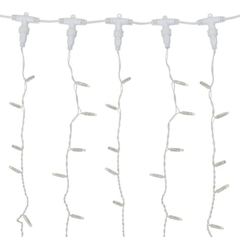 Гирлянда Neon-Night 235-176 Занавес 2x6м 768 LED ТЕПЛЫЙ БЕЛЫЙ IP65, 230B