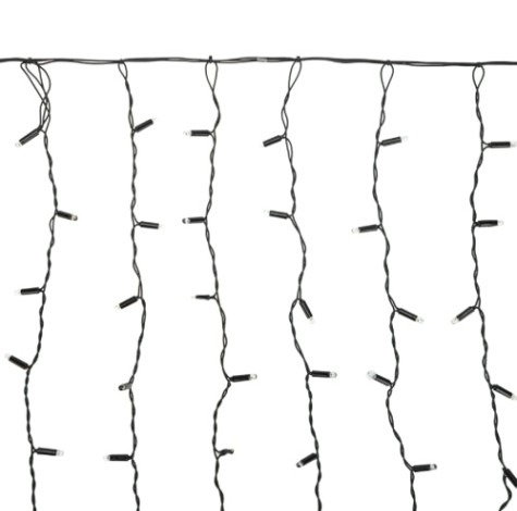 Гирлянда Neon-Night 235-286 Занавес 2x0,8м 160 LED ТЕПЛЫЙ БЕЛЫЙ IP65, 230B