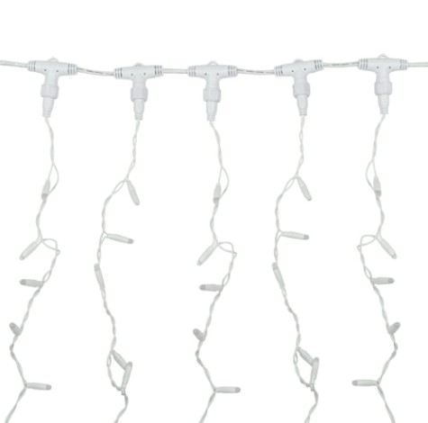 Гирлянда Neon-Night 235-366 Занавес 2x3м 600 LED ТЕПЛЫЙ БЕЛЫЙ IP65, 230B