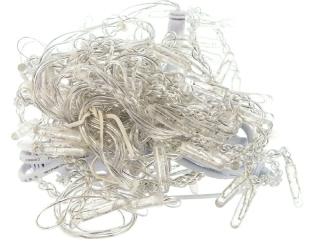 Гирлянда Neon-Night 255-055 БАХРОМА (Айсикл), 2,4х0,6м, 88 LED БЕЛЫЙ, IP65