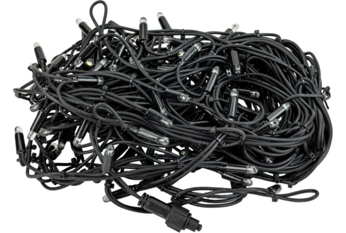 Гирлянда Neon-Night 255-225 БАХРОМА (Айсикл), 4,0х0,6м, 128 LED БЕЛЫЙ, 3,3мм