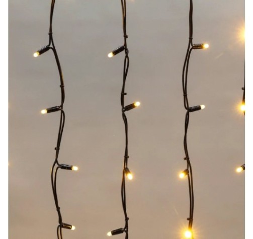 Гирлянда Neon-Night 255-226 БАХРОМА (Айсикл), 4,0х0,6м, 128 LED ТЕПЛЫЙ БЕЛЫЙ