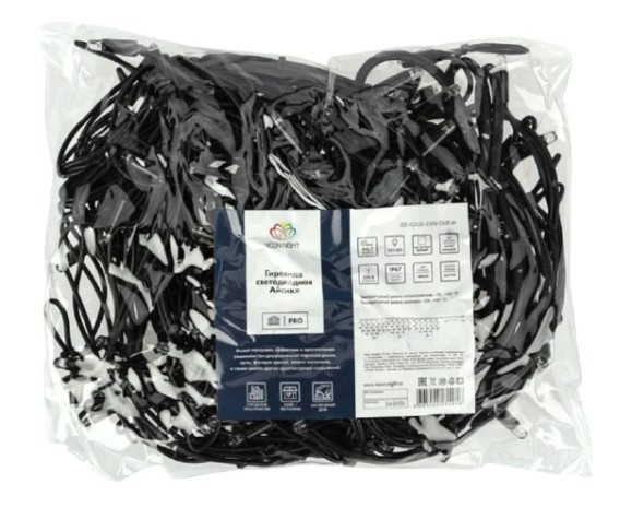 Гирлянда Neon-Night 255-365 БАХРОМА (Айсикл) 5х0,7м, 152 LED БЕЛЫЙ 2,3мм, IP67 Гирлянда Neon-Night 255-365 БАХРОМА (Айсикл) 5х0,7м, 152 LED БЕЛЫЙ 2,3мм, IP67