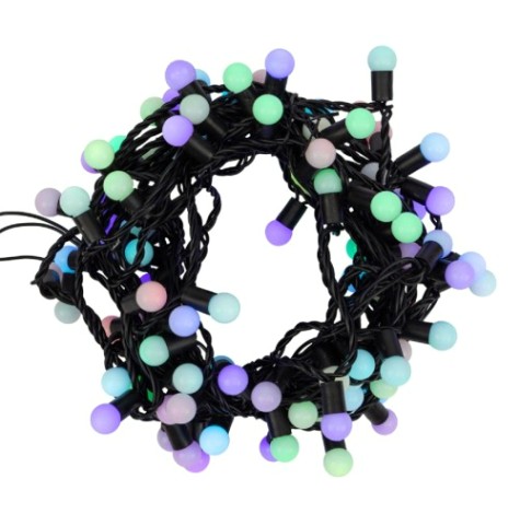Гирлянда Neon-Night 303-509-2 Мультишарики Ø17,5 мм, 10 м, 100 LED RGB Гирлянда Neon-Night 303-509-2 Мультишарики Ø17,5 мм, 10 м, 100 LED RGB