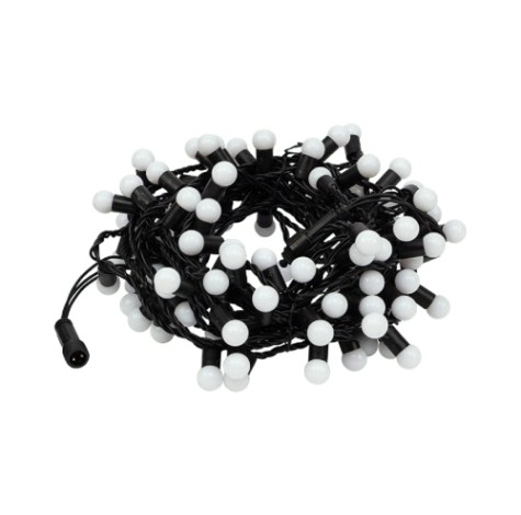 Гирлянда Neon-Night 303-509-3 Мультишишки Ø23 мм,10 м, 80 LED RGB, черный Каучук Гирлянда Neon-Night 303-509-3 Мультишишки Ø23 мм,10 м, 80 LED RGB, черный Каучук