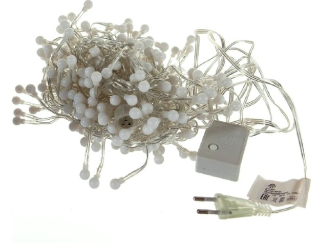 Гирлянда Neon-Night 303-602 Мишура 3 м, прозрачный ПВХ, 288 LED Красные