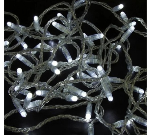 Гирлянда Neon-Night 305-155 Нить 10м (2 модуляx5м) 100 LED БЕЛЫЙ Гирлянда Neon-Night 305-155 Нить 10м (2 модуляx5м) 100 LED БЕЛЫЙ