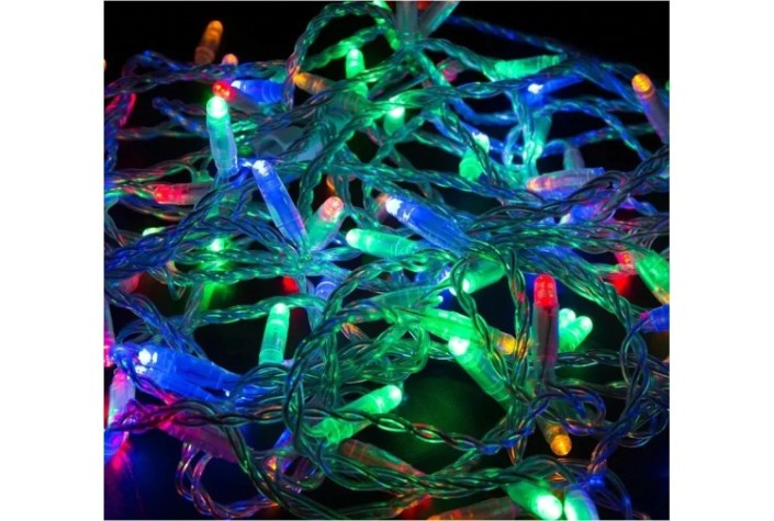 Гирлянда Neon-Night 305-159 Нить 10м (2 модуляx5м) 100 LED МУЛЬТИКОЛОР Гирлянда Neon-Night 305-159 Нить 10м (2 модуляx5м) 100 LED МУЛЬТИКОЛОР