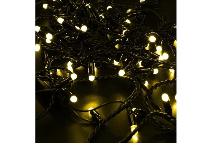 Гирлянда Neon-Night 305-171 Нить 10м (2 модуляx5м) 100 LED ЖЕЛТЫЙ