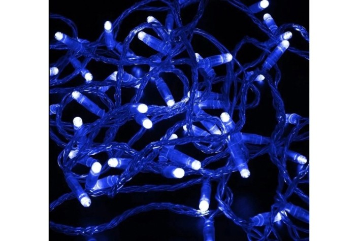 Гирлянда Neon-Night 305-183 Нить 10м (2 модуляx5м) 100 LED СИНИЙ Гирлянда Neon-Night 305-183 Нить 10м (2 модуляx5м) 100 LED СИНИЙ