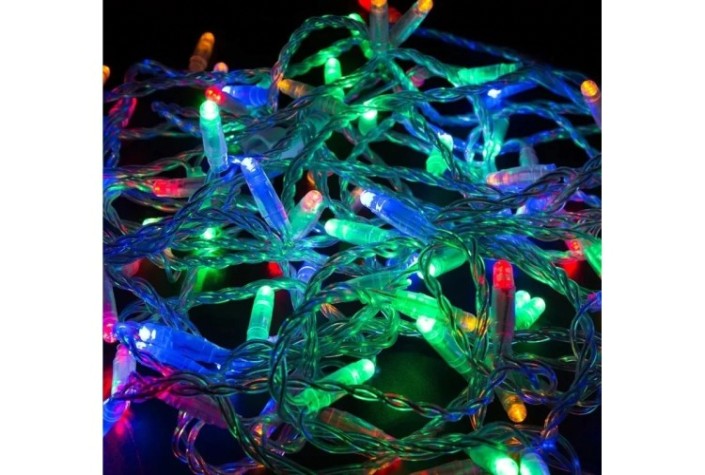 Гирлянда Neon-Night 305-189 Нить 10м (2 модуляx5м) 100 LED МУЛЬТИКОЛОР Гирлянда Neon-Night 305-189 Нить 10м (2 модуляx5м) 100 LED МУЛЬТИКОЛОР
