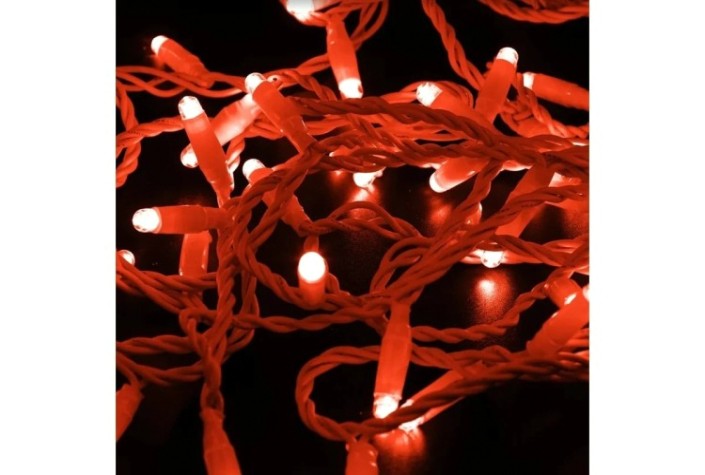 Гирлянда Neon-Night 305-262 Нить 10м (2 модуляx5м) 100 LED КРАСНЫЙ Гирлянда Neon-Night 305-262 Нить 10м (2 модуляx5м) 100 LED КРАСНЫЙ