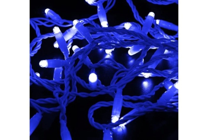 Гирлянда Neon-Night 305-263 Нить 10м (2 модуляx5м) 100 LED СИНИЙ Гирлянда Neon-Night 305-263 Нить 10м (2 модуляx5м) 100 LED СИНИЙ