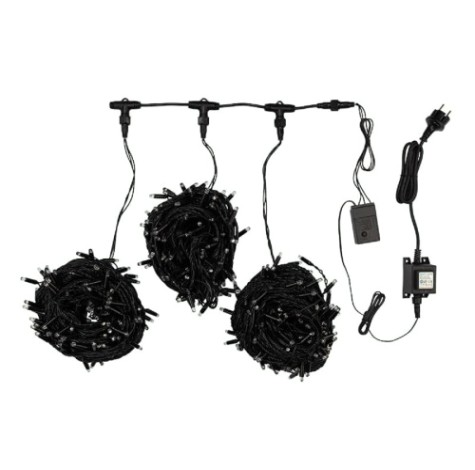 Гирлянда Neon-Night 323-309 Клип лайт 24В, 3 нити по 20 м, 399 LED МУЛЬТИ Гирлянда Neon-Night 323-309 Клип лайт 24В, 3 нити по 20 м, 399 LED МУЛЬТИ