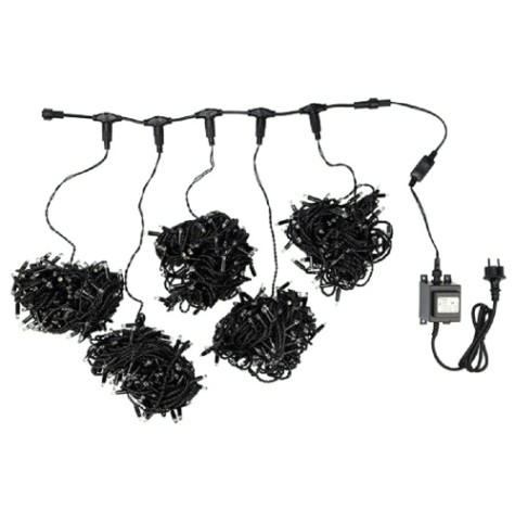 Гирлянда Neon-Night 323-605 Клип лайт 24В, 5 нитей по 20 м, Flashing, 665 LED Гирлянда Neon-Night 323-605 Клип лайт 24В, 5 нитей по 20 м, Flashing, 665 LED