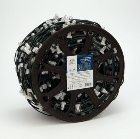 Гирлянда Neon-Night 325-126 Клип лайт 12В, 100м, шаг 150 мм, 665 LED теп.бел Гирлянда Neon-Night 325-126 Клип лайт 12В, 100м, шаг 150 мм, 665 LED теп.бел