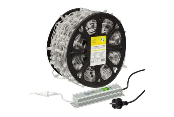 Гирлянда Neon-Night 325-166 Клип-лайт 12 В, 100 м, Flashing, 665 LED с трансф.