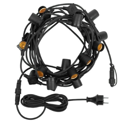 Гирлянда Neon-Night 331-331 Белт-Лайт 2 жилы 10м, шаг 50см, 20 патронов Е27 Гирлянда Neon-Night 331-331 Белт-Лайт 2 жилы 10м, шаг 50см, 20 патронов Е27