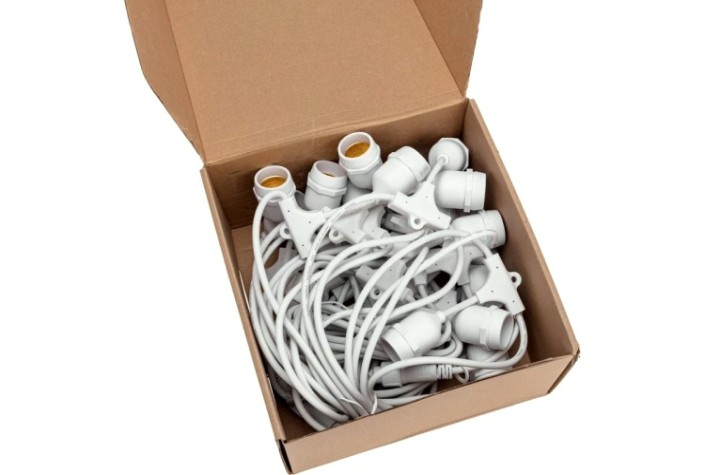 Гирлянда Neon-Night 331-338 Белт-Лайт 2 жилы 20м, белый шаг 50см, 40 патрон Гирлянда Neon-Night 331-338 Белт-Лайт 2 жилы 20м, белый шаг 50см, 40 патрон