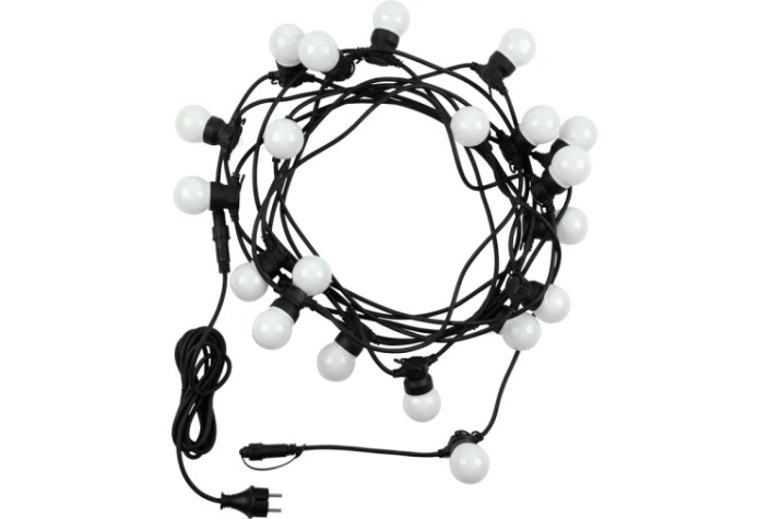 Гирлянда Neon-Night 331-356 Уличная Лофт 10м, шаг 50 см, 20 матовых ламп Гирлянда Neon-Night 331-356 Уличная Лофт 10м, шаг 50 см, 20 матовых ламп