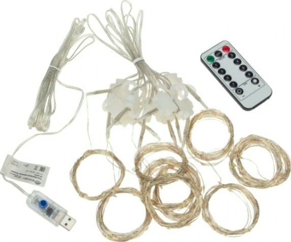 Гирлянда Neon-Night ДОЖДЬ ИЗ РОСЫ 3х3 м, 300 LED, бирюзовый [315-984]