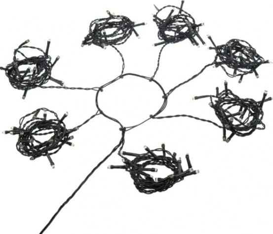 Гирлянда Neon-Night Елочная с кольцом 7 нитей по 1,5 м 105 LED мультиколор [235-079]