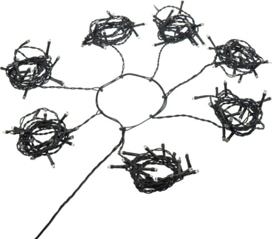 Гирлянда Neon-Night Елочная с кольцом 7 нитей по 1,8 м 126 LED белый [235-085]