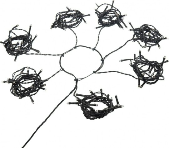 Гирлянда Neon-Night Елочная с кольцом 7 нитей по 1,8 м 126 LED мультиколор [235-089]