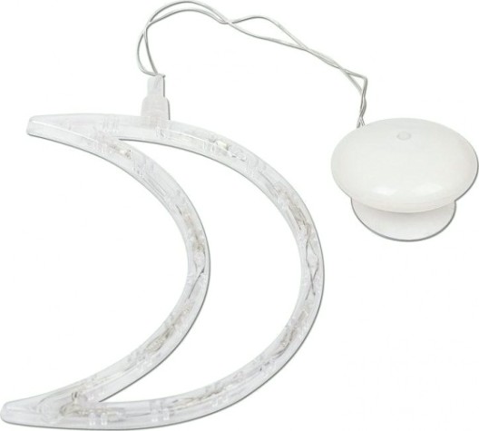 Гирлянда Neon-Night "Месяц" на присоске с подвесом [501-014]