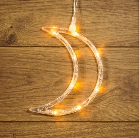 Гирлянда Neon-Night "Месяц" на присоске с подвесом [501-014]