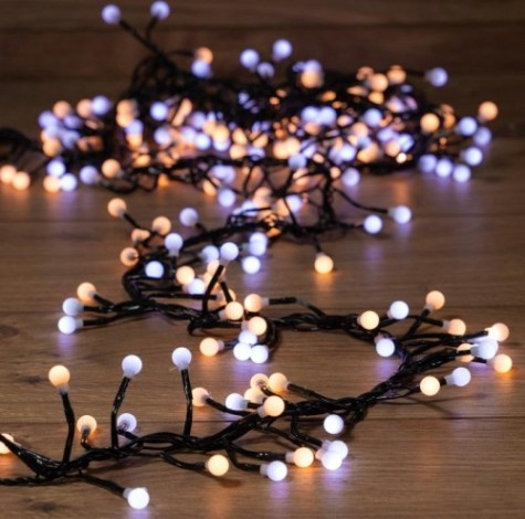 Гирлянда Neon-Night Мишура 3 м 288 LED, белый + теплый белый [303-608]