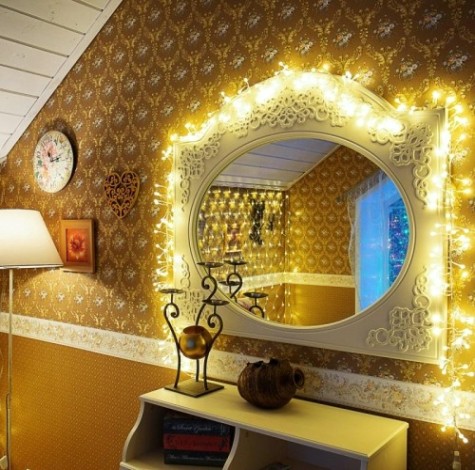 Гирлянда Neon-Night Мишура 3 м 288 LED Теплый Белый [303-606]